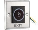 Metallic LED No touch exit switch button