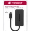 Transcend 4-Port HUB USB 3.1 Gen 1 Type C, Black - TS-HUB2C