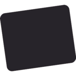 Fellowes 29704 Economy Black Mouse Pad