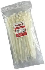 250mm  X 7.6 PVC  Cable Ties - White