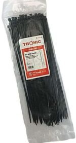 250mm  X 3.6 Cable Ties -Black