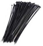 200mm  X 7.6  Nylon Cable Ties -Black