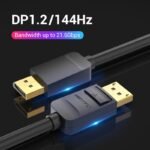 Vention 1.5M  Display Port Cable Black, HACBG