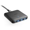 Anker PowerPort Atom III Slim 65W 4-Port Desktop Charger – A2045 – Black