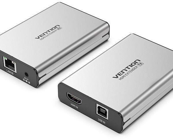 Vention 150M HDMI Network Cable Extender,  Gray Aluminum Alloy Type, AKBH0