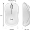 Logitech  M221 Wireless Mouse Silent, Off White - 910-006511