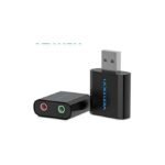 Vention USB External Sound Card Black Metal Type