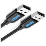 Vention USB 2.0 A Male to A Male Cable 1M Black PVC Type, COJBF