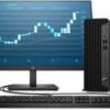 HP Prodesk 400 G7 Micro-Tower, Intel Core i7, 10th Gen, 4GB RAM, 1TB Harddisk, 21.5 inch Monitor, Dos, Desktop, 44V01ES