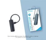 Vention CHPBB 3-Port USB 2.0 Hub with 100M Ethernet Adapter