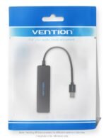 Vention 4 Ports USB3.0 Hub 0.15M Black - VEN CHKBB