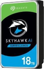 Seagate 18TB SkyHawk AI 7200 rpm SATA III 3.5" Internal Surveillance HDD, ST18000VE002