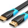 2M Vention Flat HDMI Cable Black