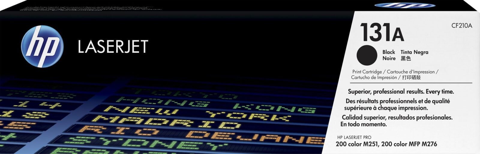 HP 131A Black Original LaserJet Toner Cartridge - (CF210A)