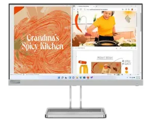 Lenovo L22i-40 21.5"" FHD Monitor, Cloud Grey Color- 67AEKACBAE