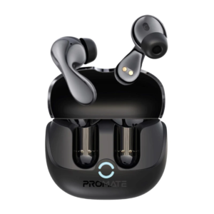 Promate BATON BLACK High-Definition Hybrid ANC TWS Earbuds