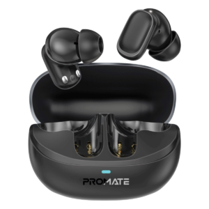 Promate LUSH.BLACK Compact Bluetooth TWS Earphones