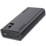Promate BOLT-20PD BLACK 20000mAh Slim Power Bank with LCD Display
