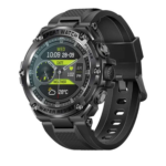 Promate XWATCH-R19 BLACK 1.53" Round Screen Fitness Tracker Smartwatch