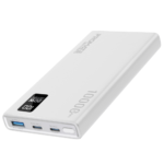 Promate BOLT-10PD BLACK 10000mAh Slim Power Bank with LCD Display