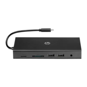 HP 7-in-1 Universal USB-C Multi Port Hub, USB-C to One USB Type-C 5Gbps signaling rate + USB Type-A 5Gbps signaling rate + HDMI 2.0 + DisplayPort 1.2 + RJ-45 + USB Type-C Pass Through-- 50H98AA