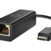 HP USB-C to RJ45 Adapter - Black - V7W66AA