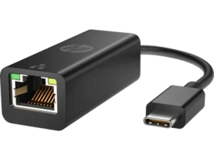 HP USB-C to RJ45 Adapter - Black - V7W66AA