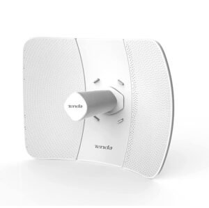 Tenda O8 5GHz Outdoor CPE Access Point 433 Mbps, Point to Point Wireless Bridge 23 dBi Transmission up to 20km, Passive PoE Powered, AP|WISP|IP65 Waterproof Enclosure (White)