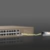 Tenda TEF1126P 24-Port PoE Switch, 8.8 Gbps, 4M Buffer, Rackmount, 135W Power Output | TEF1126P-24-250W