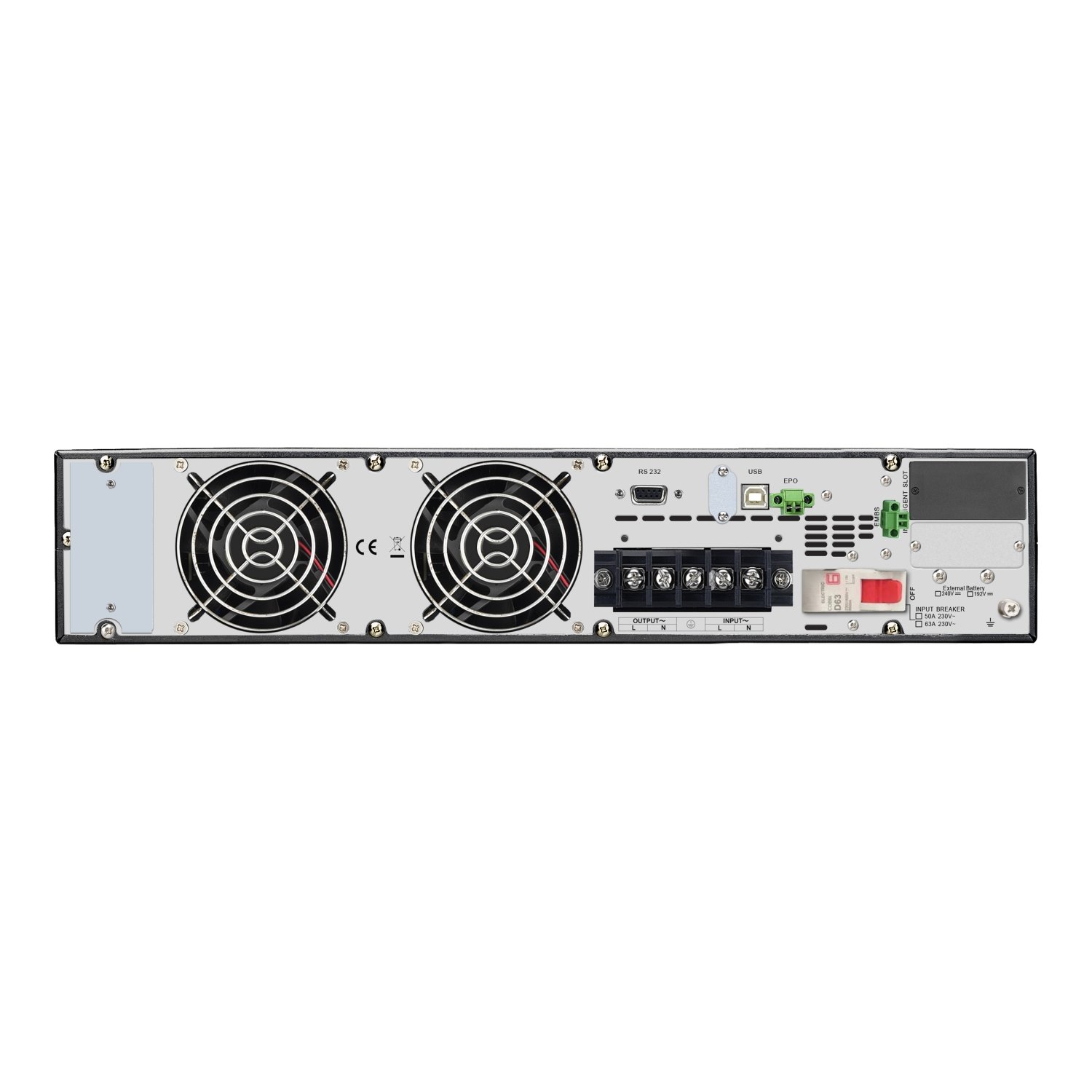 APC SRV 10000VA (10kVA/10kW) On-Line Rackmount Easy UPS, 230V, SRV10KRILRK - Image 2