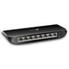 Tp-Link TL-SG1008D 8-Port Gigabit Desktop Switch MAC Address Table Size ~4K addresses WiFi Stock +1 Jumbo Frame Support Up to 15 KB TP-Link +1 Power Consumption Max ~4.6 W (around 220V/50Hz) LinkDataGuard +2 WiFi Stock +2 Dimensions ~180 × 90 × 25.5-26 mm (≈ 7.1 × 3.5 × 1.0 in) LinkDataGuard +1 Operating Environment 0 °C to 40 °C; humidity non-condensing etc. LinkDataGuard +1 Design Fanless, plug-and-play unmanaged switch; can be desktop- or wall-mounted. LinkDataGuard +1 ⚠️ Strengths & Limitations Strengths: Very good value for adding Gigabit ports (8) cheaply. Low power usage & “green” features help reduce electricity draw. Silent operation (fanless). Reliable brand, good for small office / home networks. Limitations: Unmanaged: no advanced features like VLANs, QoS settings etc. Plastic housing, so not rugged for harsh environments. For very heavy loads, Gigabit per port is good but may be saturated if many simultaneous high-bandwidth connections.