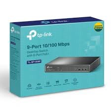 TP-Link 9-Port 10/100Mbps Desktop Switch with 8-Port PoE+ - TL-SF1009P