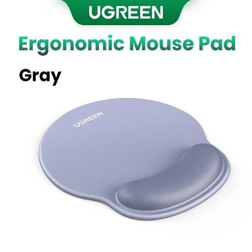 UGREEN Ergonomic Mouse Pad with Wrist Rest Gray – LP668
