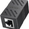 UGREEN RJ45 Network Keystone Jack Coupler Black - NW114