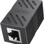 UGREEN RJ45 Network Keystone Jack Coupler Black - NW114