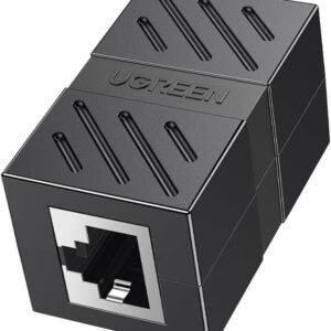UGREEN RJ45 Network Keystone Jack Coupler Black - NW114