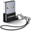 UGREEN USB A Male to USB-C Female Adapter Black – US280