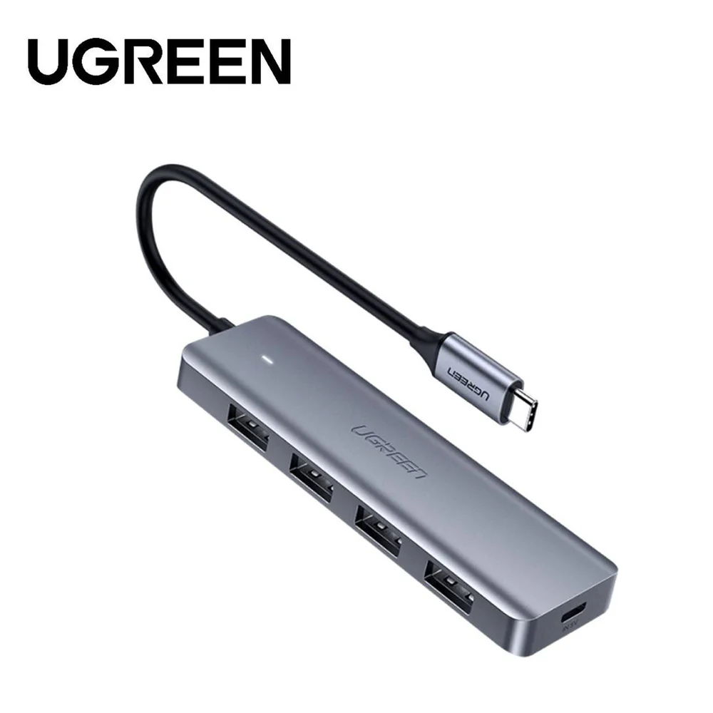 UGREEN 4-Port USB3.0 Hub with USB-C Power Supply – CM219