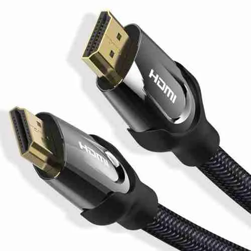 Vention Nylon Braided HDMI Cable 1M Black Metal Type – VAA-B05-B100