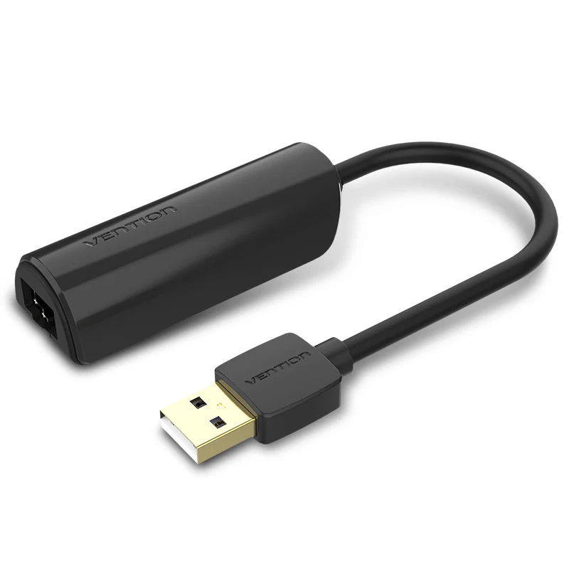 Vention USB-C to Gigabit Ethernet Adapter 0.15M Black – CFBBB