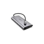 UGREEN 8 in 1 USB-C Adapter 2*HDMI/VGA/USB 3.2/PD – CM639