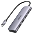 UGREEN 6-in-1 USB-C Hub HDMI(4K@60Hz)/RJ45/PD/USB 3.2 – CM512