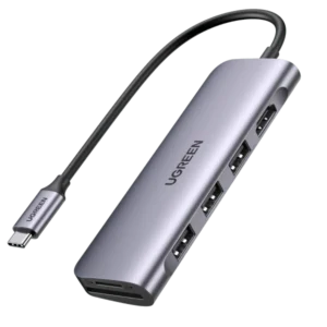 UGREEN 6-in-1 USB-C Hub HDMI(4K@60Hz)/RJ45/PD/USB 3.2 – CM512