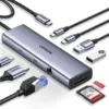 UGREEN 8 in 1 USB-C Adapter 2*HDMI/4K DP/USB 3.2/PD – CM639