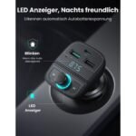 UGREEN Bluetooth Car Charger (5.0+PD+QC3.0) Black – CD229
