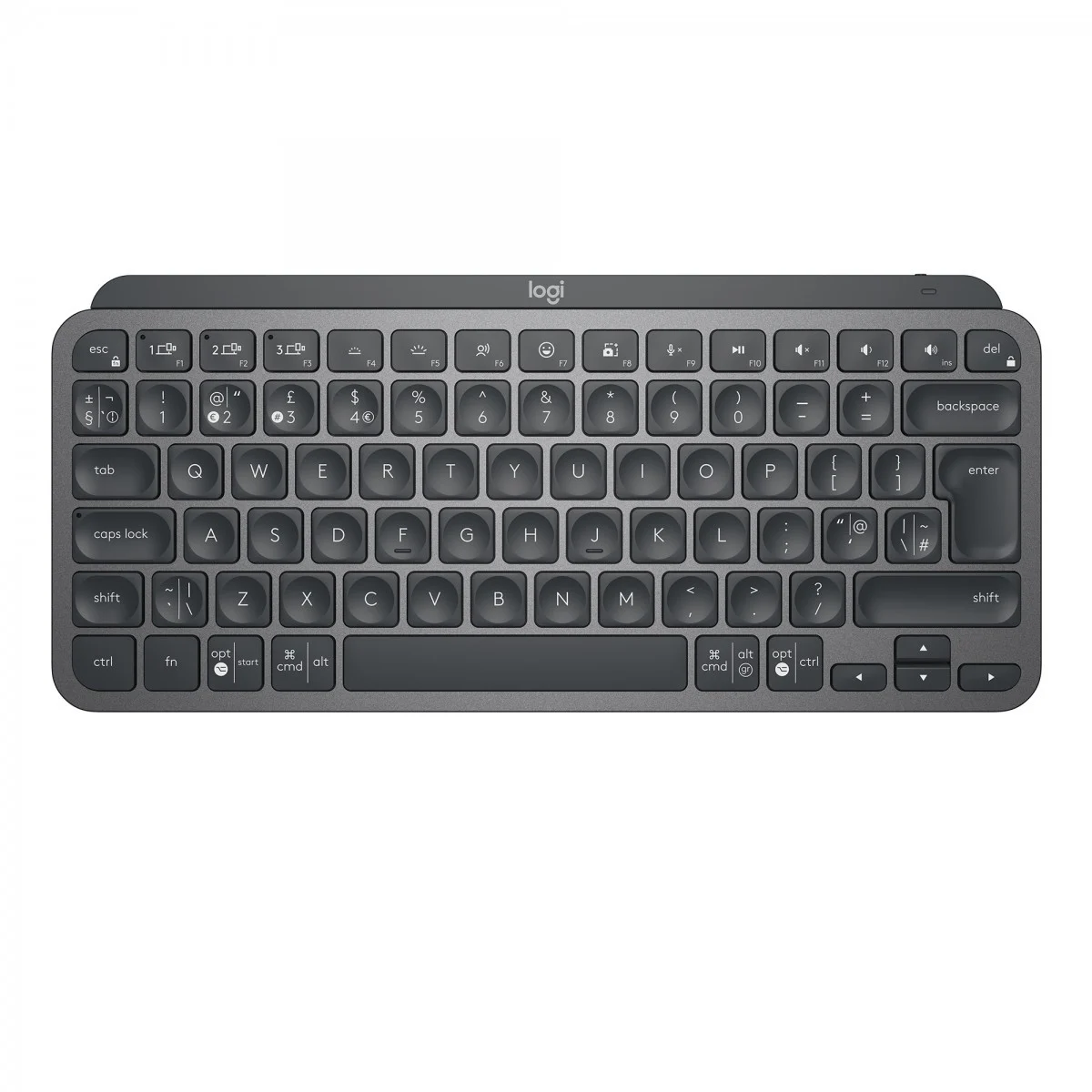 Logitech MX Keys Mini Minimalist Bluetooth Illuminated Keyboard, Graphite - Model No: 920-010498