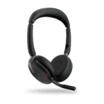 Jabra Evolve2 65 Flex Wireless Bluetooth Stereo Headset, Active Noise-Cancelling, MS Teams, USB-A - Model No: 26699-999-999