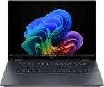 HP OmniBook X Flip 16t-as00, Intel Core Ultra 7 256V, 16GB LPDDR5x RAM, 512GB SSD, Intel Arc Graphics, Windows 11 Home, 16" 3K OLED Touch Screen - Model No: AK4A8AV