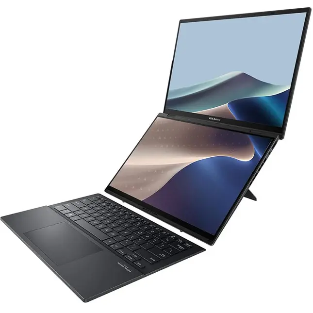 ASUS Zenbook Duo UX840, Intel Core Ultra 9 285H, 32GB DDR5 RAM, 2TB SSD, Windows 11 Home, Dual 14" 3K OLED Touch Screen 120Hz - Model No: 90NB14X1-M00670 - Image 3