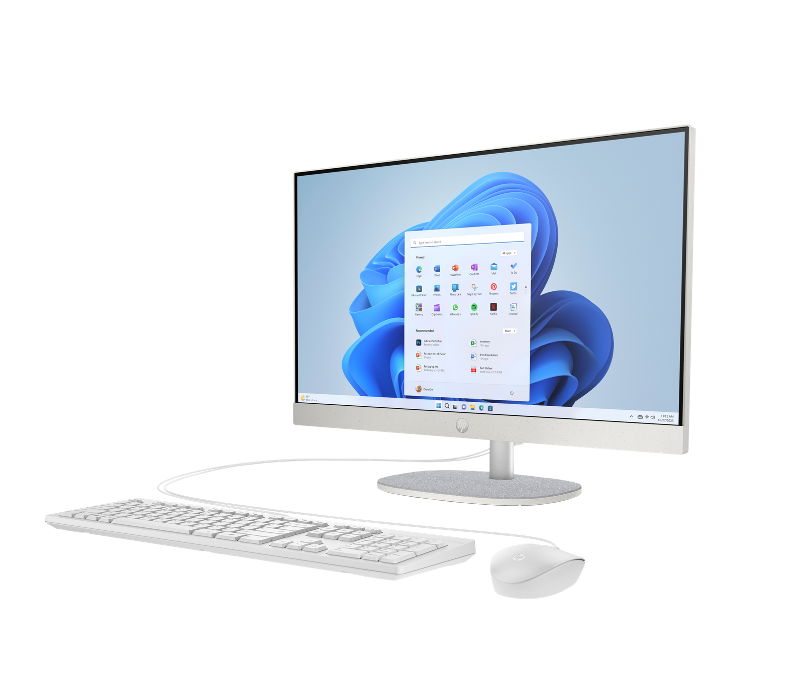 HP All-in-One 24-cr0315nh, Intel Core i3 1315U, 8GB DDR4 RAM, 512GB SSD, FreeDOS, 23.8" FHD - Model No: B73U3EA - Image 3